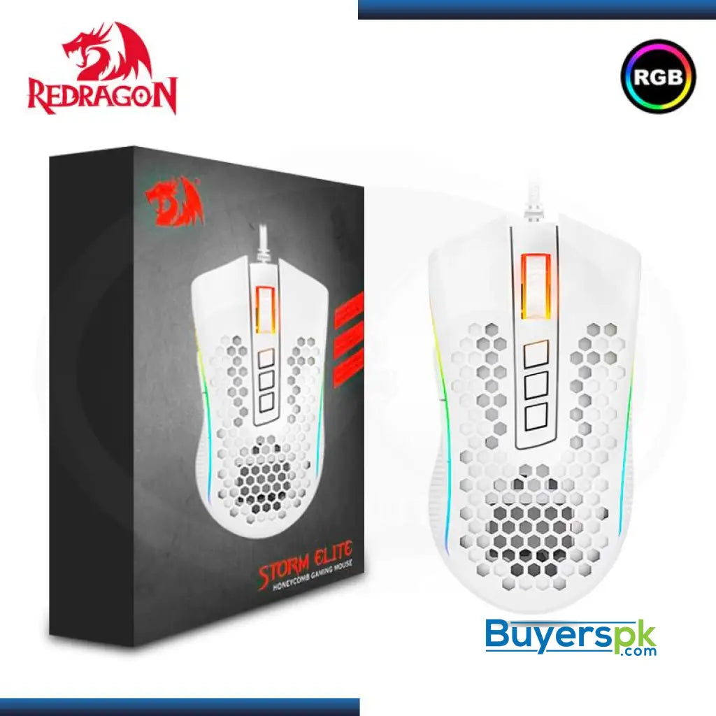 Redragon Storm Elite Lunar White M988w Gaming Mouse - Price in Pakistan Redragon Storm Elite Lunar White M988w Gaming Mouse - Price in Pakistan